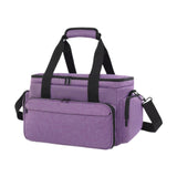 Maxbell Travel Cosmetic Bag Tote Compartment Bag for Travel Vacation Business Trips Violet