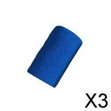 Maxbell 3xVet Wrap 4 inch Wide Non Woven Elastic Self Adherent Wrap for Dogs Pet Ankle Blue