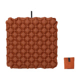 Inflatable Seat Cushion Camping Air Sitting Pad for Airplane Fishing Outdoor Brown