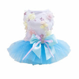 Maxbell Maxbell Lovely Puppy Skirt Princess Dress Bowtie Party Clothes for Small Pet Dog M