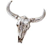 Maxbell Figurine Simulation Ornament Artwork Wall Art for Kitchen Office Living Room Silver