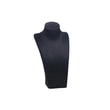 Maxbell Necklace Bust Display Stand Home Organization Shop Necklace Mannequin Holder 10.5cmx6.5cmx20cm Black
