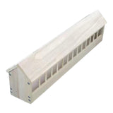 Maxbell Pigeon Feeder Pigeon Supplies Chicken Feeding Trough for Poultry Birds Ducks 80cmx12.5cmx13.5cm