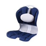 Maxbell Back Posture Corrector Back and Support for Home Desk Office Home Floor Seat Blue