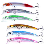 Maxbell Maxbell 6Pcs Fishing Baits Lifelike Compact Artificial Baits for Salmon Carp Crappie