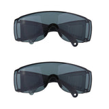 Maxbell 2pcs Safety Glasses Protective Work Labour Eyewear Dust Resistant Grey