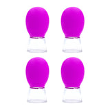 Maxbell 4Pcs Body Cupping Set Back Thigh Arm Legs Household Body Cup Fascia Massager Rose