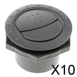 Maxbell 10xRV Trailer Yacht Side Roof Air Exhaust Vent Ventilation Outlet Vent Grey