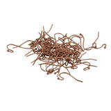 Maxbell 200x Brass French Wire Dot Ball Earring Hook Dangle DIY Making Bronze&Copper