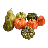 Maxbell 8 Pieces Fall Artificial Pumpkins Decoration for Farmhouse Decor Lightweight