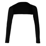 Maxbell Black Red Women One-piece Long Sleeve Arm Cover Shrug Bolero Hijab Muslim