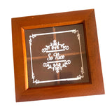 Maxbell Jewelry Storage Box Practical Dustproof Wooden Container for Girls Men Women