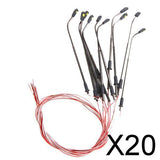 Maxbell 20x10x Model Street Lamp Lights Single Head for Model Train Layout Scene 1:200