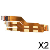 Maxbell 2xUSB Charger Connector Port Flex Cable for Sony Xperia XZ F8331 Dual F8332