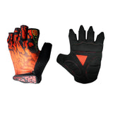 Maxbell Maxbell Sports Racing Cycling MTB Bicycle Unisex Gel Half Finger Gloves L Red