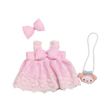 Maxbell Dolls Princess Dress Accs Dolls Dress Suit for 38cm Dolls Thanksgiving Gifts pink