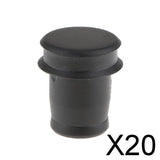 Maxbell 20xCar Cigarette Lighter Plug Socket Cover Stopper Cover Trim for Universal