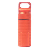 Maxbell Survival Pill Box Case Waterproof Aluminum Holder Container Medicine Capsule Orange