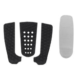 Maxbell EVA Surfing Surfboard Traction Anti-Slip Pad Deck Grip Tail Pad Set Gray