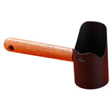 Maxbell Cat Dog Food Spoon Carbon Steel Pet Food Scooper for Puppy and Small Dogs Cats Black