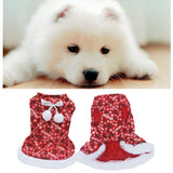 Maxbell Maxbell Puppy Outfit Pet Chrismas Dress Dog Cat Hoody Jumper Clothes Xmas Costume M