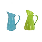 Maxbell 2pcs Wrought Iron Shabby Chic Metal Jug Vase Pitcher Flower Holder for Home Wedding Decoration - Aladdin Shoppers