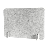 Maxbell Acoustic Desk Divider Desk Partition Freestanding Desk Divider for Classroom light grey