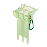 Maxbell Portable Nylon Dart Storage Box Transparent Dart Case with Lock Buckle Green - Aladdin Shoppers