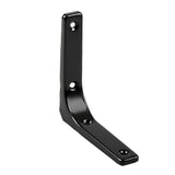 Maxbell 4xHeavy Duty Shelf Bracket Wall Hanging Shelve L Shaped Brackets Black 5Inch