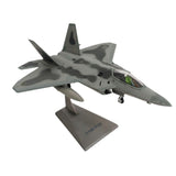 1:100 F22 Aircraft Model Souvenir with Display Base for TV Cabinet Bar Shelf