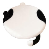 Maxbell Cat Shaped Seat Cushion Zipper Office Chair Cushion for Home Living Room Car Black White