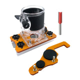 Maxbell Slotted Bracket Power Tools Parts for 65mm Trimming Machine Cupboard Cabinet with Clear Cover