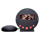 Maxbell Maxbell Alarm Clock with Bed Shaker with Flashing Light Battery Backup Loud for Home