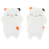 Maxbell 2xSquishies Toy Soft Squishy Stress Relief Kids Adult Toy cat