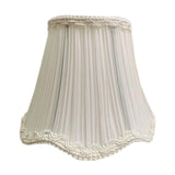 Maxbell Lamp Shade Cloth Classic Replacement Lamp Cover for Bedroom Cafe Living Room Pleated White