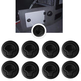 8pcs Nylon 2in Flush Pull Slam Latch for Boat Marine Deck Hatch 1/2in Door