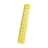 Maxbell Brass Ruler Paperweight Metal Measuring Ruler for Writing Painting Measuring 12cmx2cm