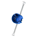 Maxbell Round Electrical Box with Hanger Bar Commercial Reliable Ceiling Fan Bracket Dark Blue
