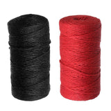 Maxbell 2 Rolls Natural Jute Rope Burlap Twine String Rope Cord DIY Photo Wall Decor