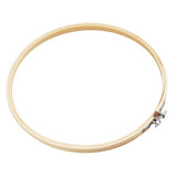 Maxbell 2Pcs Bamboo Embroidery Frame Hoop Ring Cross Stitch Sewing Tool Craft 4" 5"