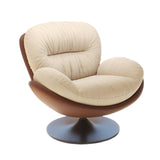 Maxbell Eggshell Rotating Rocking Chair, Leisure Sofa, Nordic Style, Multi-Functional Z