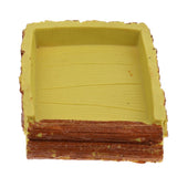 Maxbell Maxbell Tortoise Basin Reptile Food Water Dish Feeding Bowl Small square basin