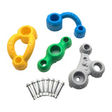 Maxbell 4x Children Rock Climbing Holds DIY Climbing Grip Kits for Kids Children Gym C