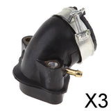 Maxbell 3x23mm Carb Intake Adapter Boot Flange for GY6 125cc 150cc Engine Scooter ATV