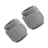 2x Sports Wristbands Adjustable Wrist Protector for Powerlifting Gym Fitness Gray