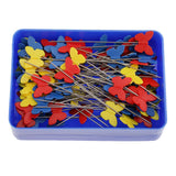 Maxbell Round Magnetic Sewing Pin Holder Pin Cushion with 85pcs Patchwork Pins