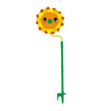 Maxbell Cartoon Water Sprinkler Funny Rotating for Kids for Garden Backyard Watering Sunflower