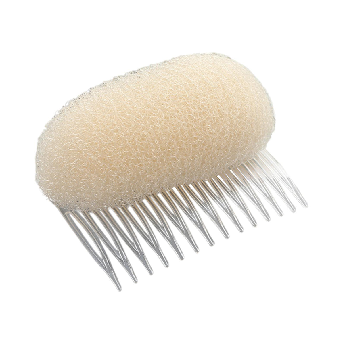 Maxbell Hair Volume Bump Inserts Portable Hair Volumizing Clip for Volumizing Barber L White