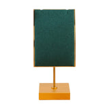 Maxbell Necklace Stand Elegant Creative Jewelry Display for Tabletop Bedroom Counter Green 13cmx6cm