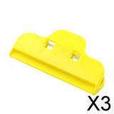 Maxbell 3xSpring Clamps Phone Screen Repair Tool for Curved Screens Crafts Photography yellow